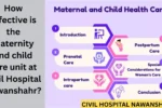 How effective is the maternity and child care unit at Civil Hospital Nawanshahr