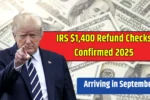 IRS Refund Checks September 2025