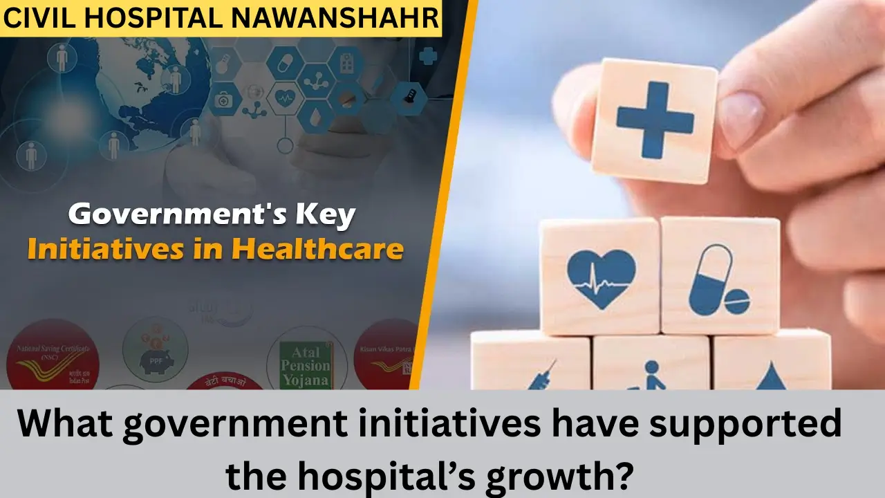What government initiatives have supported the hospital’s growth